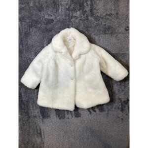 1970's Vintage Girl's Dotty by Dotty Dan Inc Faux Fur Coat- Size 3